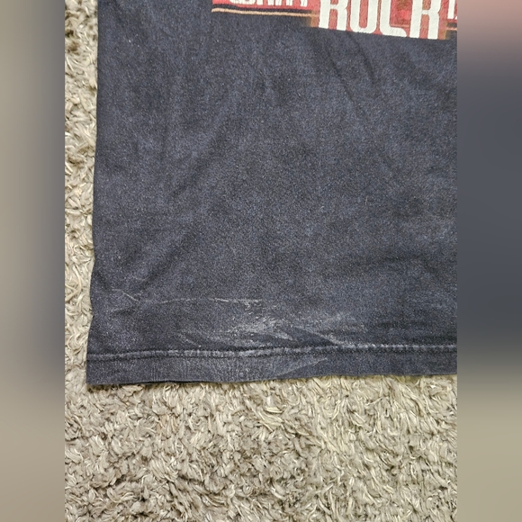 Vintage 2000 WWF Do You Smell What The Rock Is Cookin' Black T-Shirt X-Large - Picture 9 of 9